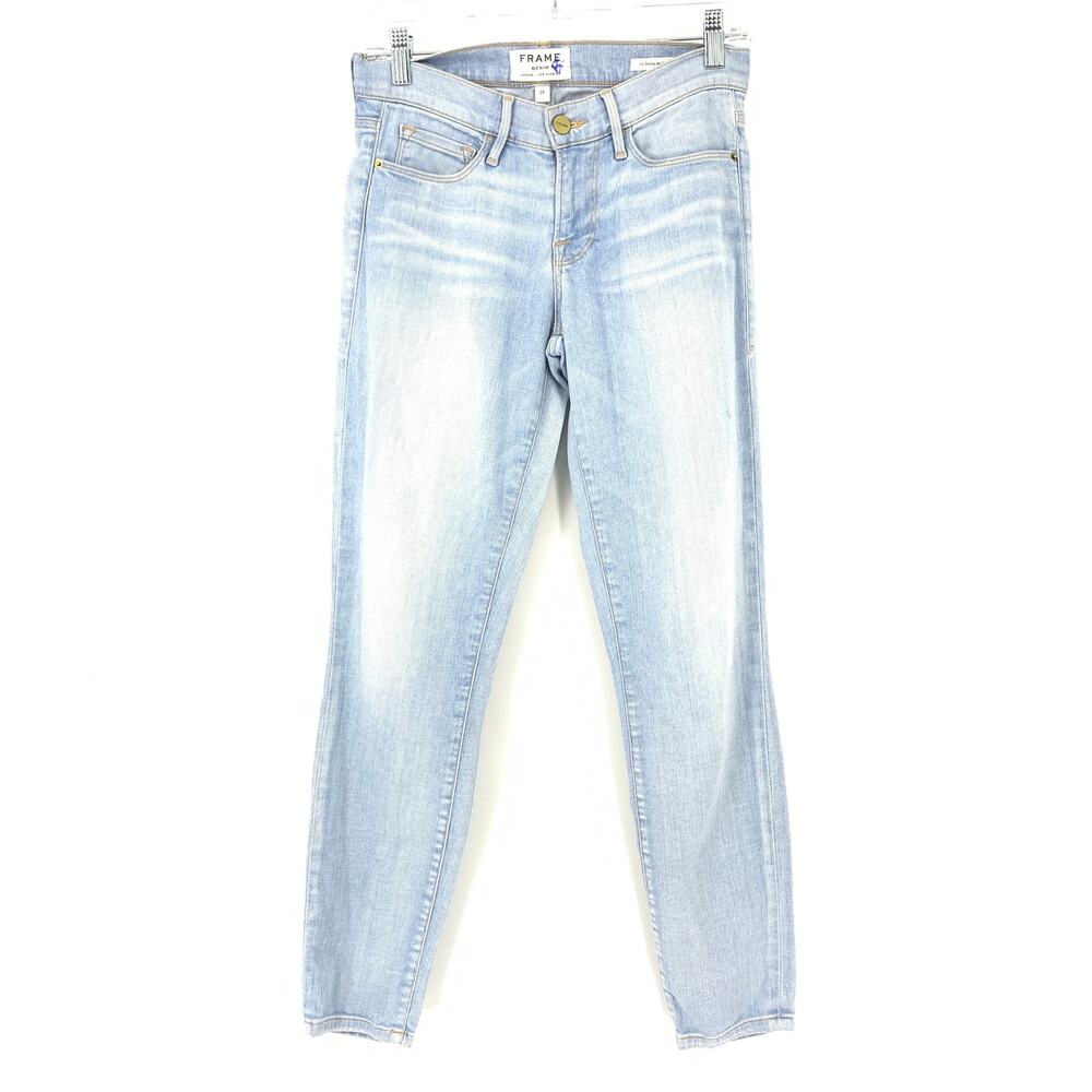 Frame Denim Women's Size 26 Le Skinny De Jean Crop Light Wash